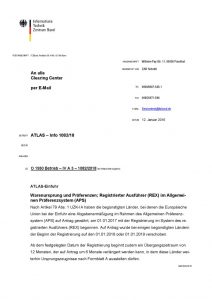thumbnail of Registrierter Ausführer (REX) im Allgemei-nen Präferenzsystem (APS) 12.01.2018