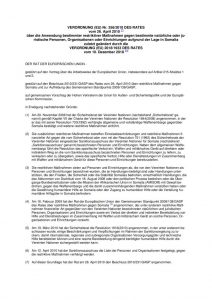 thumbnail of restriktiver Maßnahmen gegen bestimmte natürliche oder juristische Personen, Organisationen oder Einrichtungen aufgrund der Lage in Somalia