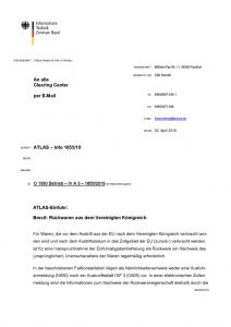 thumbnail of Rückwaren aus dem Vereinigten Königreich
