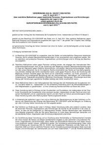 thumbnail of restriktive Maßnahmen gegen bestimmte Personen, Organisationen und Einrichtungen 10.04.2019