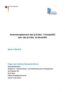 thumbnail of Anwendungsbereich des § 39 Abs. 7 EnergieStG