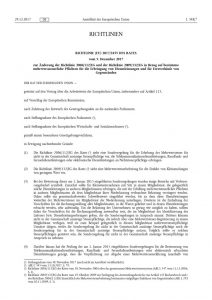 thumbnail of Einfuhren von Kleinsendungen mit einem Wert von bis zu 22 Euro zum 1. Januar 2021 (Richtlinie (EU) 2017-2455)