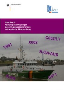 thumbnail of Handbuch Ausfuhrgenehmigungen, Genehmigungscodierungen, elektronische Abschreibung