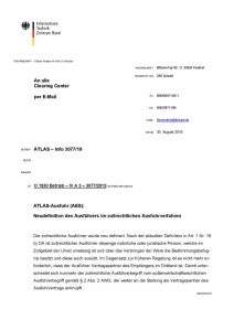 thumbnail of Neudefinition des Ausführers im zollrechtlichen Ausfuhrverfahren