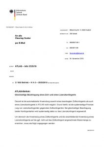 thumbnail of ATLAS-Einfuhr