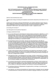 thumbnail of restriktiver Maßnahmen gegen bestimmte Personen und Organisationen, 19.02.2020