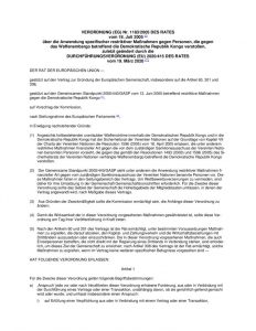 thumbnail of restriktiver Maßnahmen gegen Personen, die gegen das Waffenembargo betreffend die Demokratische Republik Kongo