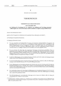 thumbnail of Eröffnung und Verwaltung autonomer Zollkontingente 28.12.2020