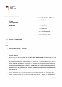 thumbnail of Datenfeld WARENORT