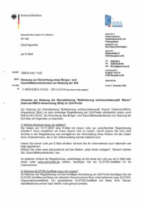 thumbnail of Hinweise zur Einrichtung eines Bürger