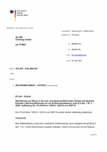 thumbnail of Überführung von Waren in den zoll- und steuerrechtlich freien Verkehr mit steuerbe