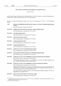 thumbnail of Erläuterungen zur Kombinierten Nomenklatur der Europäischen Union 11.07.23